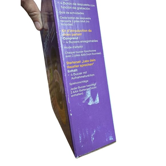 Talking Pet Starter Set 4 Recordable Buttons Teach Your Dog To Speak - Picture 7 of 7